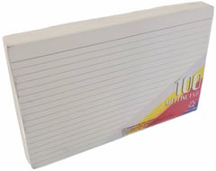Tarjeta Índice Rayada MultiNotas Reciclado c/100 Raya 5×8" Multi Market® Paquete 01