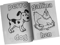 Cuaderno p/Colorear Animales de la Granja Bilingüe DaccArT® Pieza 7506457800253 2