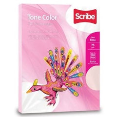 Bond Tonecolor c/100 Alebrijes 37kg Rosa pastel Carta 75g Scribe® 3392 Cien hojas 7502233375410 01