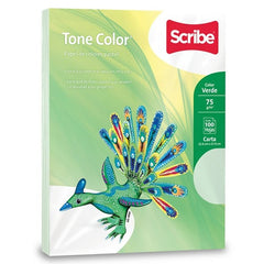 Bond Tonecolor c/100 Alebrijes 37kg Verde pastel Carta 75g Scribe® 3388 Cien hojas 7508205100066 01