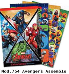 Calcomanía Block Avengers Assemble c/250 en 6 hojas 15×23.1cm granmark® 152-754 Pieza 751214785664 0