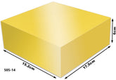 Caja Cartón Armada Navida Oro Chica 15×17½×6 granmark® 505/14 Pieza 751214909695 01