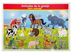 Póster Didáctico Mini Animales de la Granja 25×35cm granmark® 1361-38 Pieza 751214504807 02