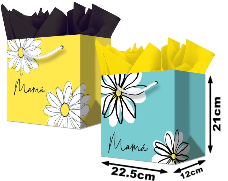 Bolsa p/RegaloTodaOcasión Mama Minimalista Chic 22½×21+12 granmark® 835-82/6 Pieza 751214669094 01