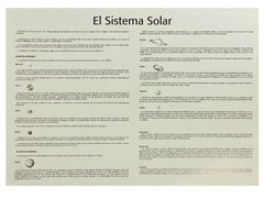 Póster Didáctico Mini El Sistema Solar 25×35cm granmark® 1361-30 Pieza 751214296993 02