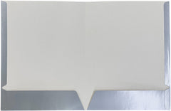 Fólder Doble Solapa 5.5cm Brillante Plata Carta granmark® 600-1007 Pieza 751214796967 02