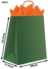 Bolsa p/Regalo Kraft Verde Media 20×23½+11½ granmark® 896-9/6 Pieza 751214436139 01