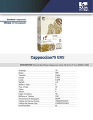 Bond Natural Bond Paper c/500 37kg Cappuccino Carta 75g Copamex® Resma 7502237373474 02