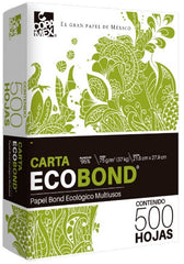 Bond Ecobond paquete c/500 37kg Blanco 95% Carta 75g Copamex® Resma 7502237370565 01