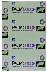 Bond Facia Color paquete c/500 50kg Verde pastel Oficio 75g Copamex® Resma 01