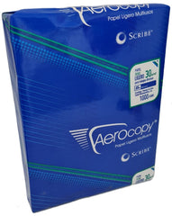 Bond Aerocopy® pack c/1000 15kg Blanco 85% Carta 30g Scribe® 74450 Paquete 7502233370484 01
