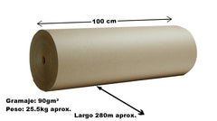 Rollo Papel Envoltura Popular 25.5kg 280m Aprox 90g 100cm Beroky® 3205 Rollo 01