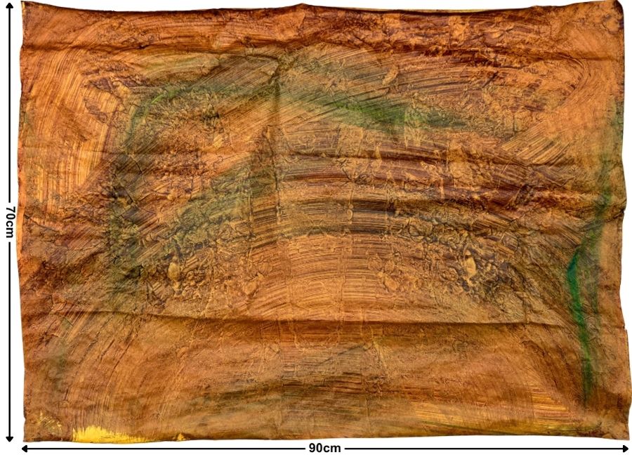 Papel Roca/Piedra Decoradorado Varios Tonos Amarillo 90×70cm Proesa® Hoja 01