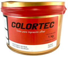 Tinta tono Pantone® 1kg Rojo 185 ColorTec® 1000185 Kilo 01