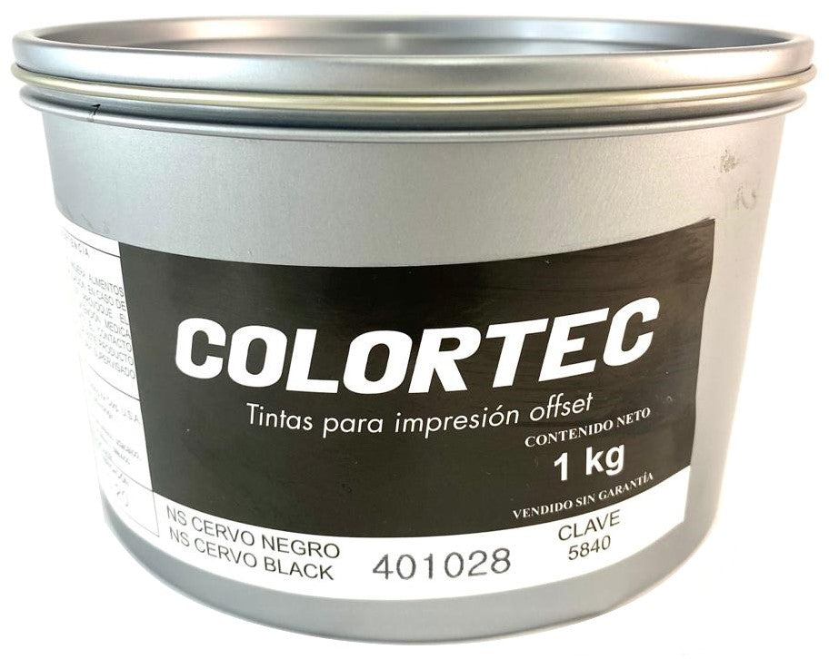 Tinta Process New Cervo 1kg Negro ColorTec® 5840 Kilo 01