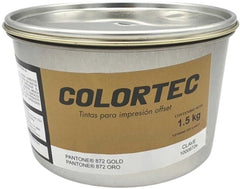 Tinta tono Pantone® Metal 1.5kg Oro 872 ColorTec® Lata cilíndrica 01