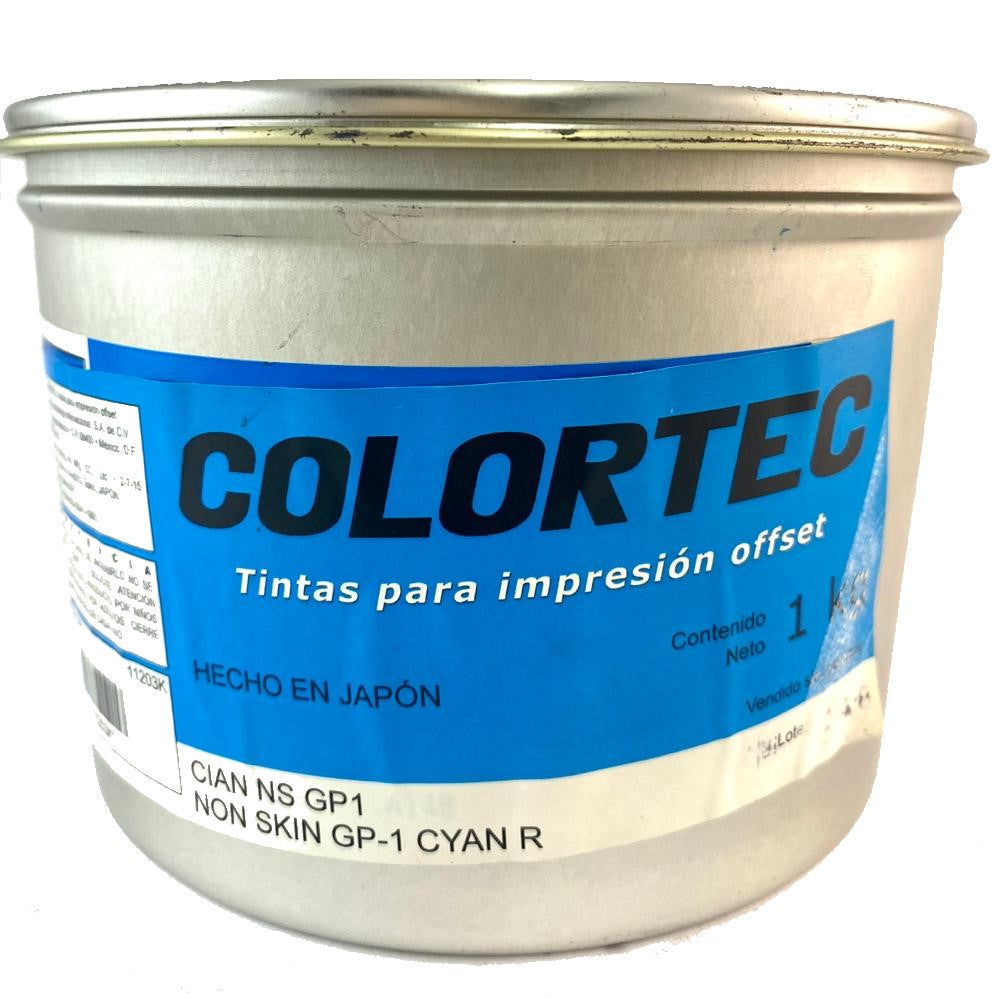 Tinta Process GP-1 1kg Cyan ColorTec® 5654 Kilo 01