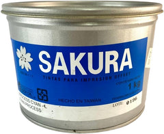 Tinta Process Selección Sakura 1kg Cyan Sakura® 111021 Kilo 01