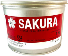 Tinta Process Selección Sakura 1kg Magenta Sakura® 111031 Kilo 01