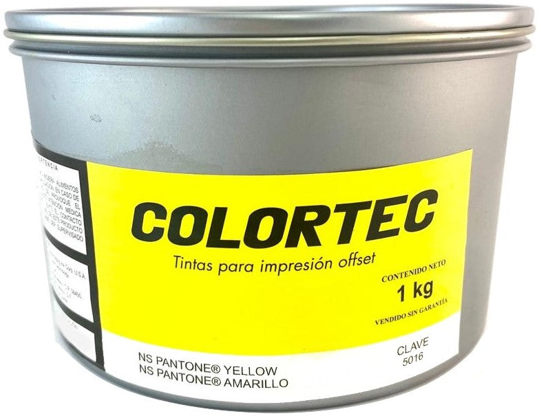 Tinta tono Pantone® 1kg Amarillo ColorTec® 5016 Kilo 01