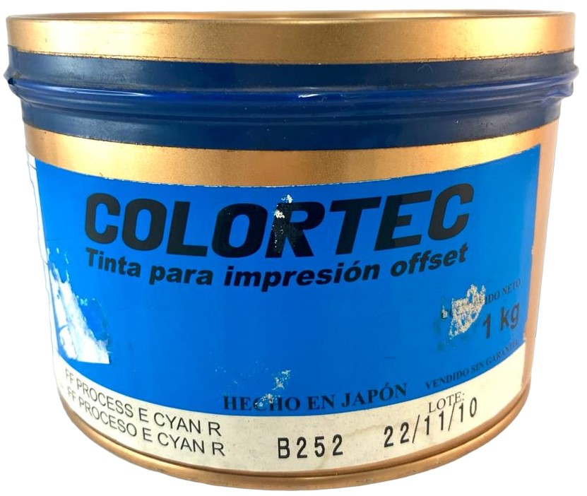 Tinta Process FF 1kg Cyan ColorTec® 5034 Kilo 02