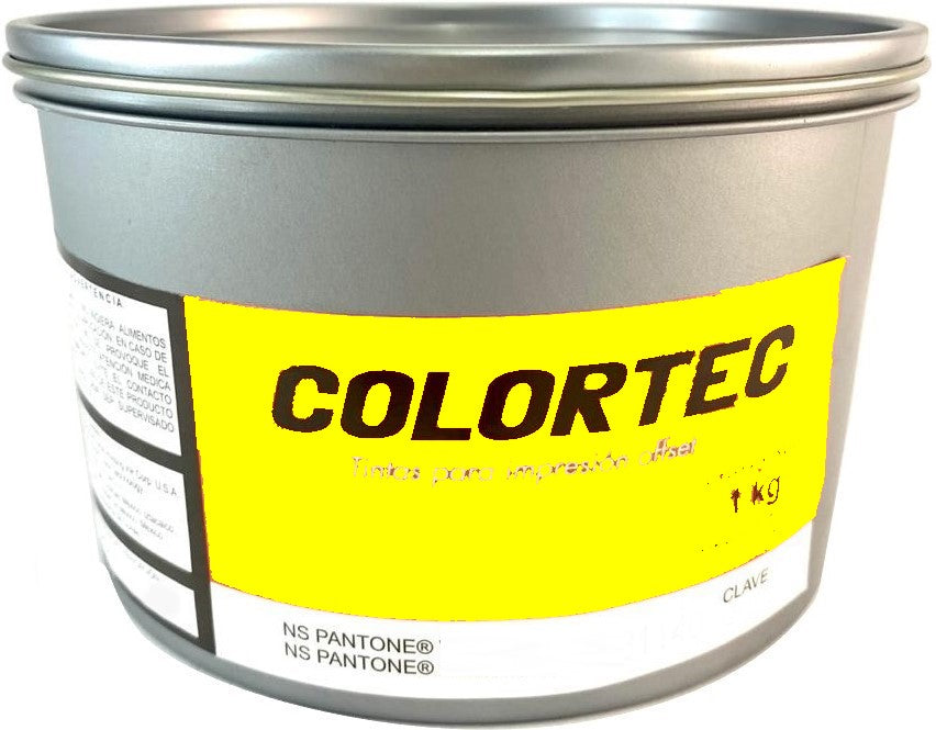Tinta tono Pantone®fluore Fluorescente 1kg Amarillo Neón ColorTec® 1000803 Kilo 01