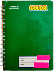 Cuaderno f/FrancesaEspira Espiral Doble Color 100 hojas Raya Norma® 533411 Pieza 7702111334113 01