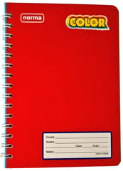 Cuaderno f/FrancesaEspira Espiral Doble Color 100 hojas Cuadro 7mm Norma® 533413 Pieza 7702111334137
