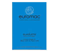 Papel Lustrina Eurolustre 24.5k Azul Celeste 50×70 70g euromac® Hoja 01
