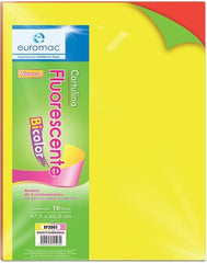 Cartulina Fluorescente Eurocolor 179g Bicolor Neón 47.5×66cm euromac® EF2002 Hoja 7501523725041 02
