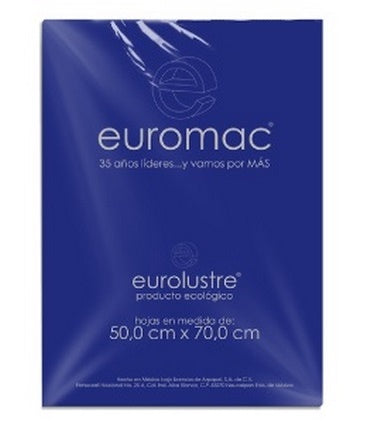 Papel Lustrina Eurolustre 24.5k Azul Rey 50×70 70g euromac® EL0013 Hoja 7501523719804 01