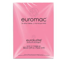 Papel Lustrina Eurolustre 24.5k Rosa pastel 50×70 70g euromac® EL0043 Hoja 7501523720107 01