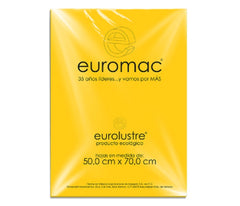 Papel Lustrina Eurolustre 24.5k Amarillo Oro 50×70 70g euromac® EL0004 Hoja 7501523719712 01