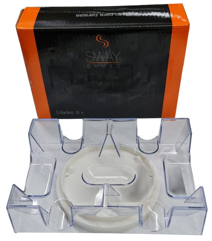 Pozo p/Cartas Giratorio Plástico Transparente 19×13×5cm SWAY Games® Pieza 7503028868100 2