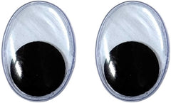 Ojo Movible Ovalado 11×15mm Mercería® Pieza 02