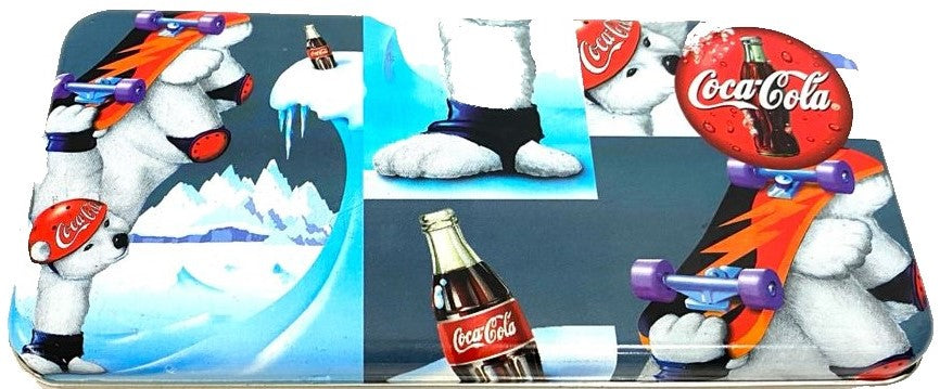 Lapicera Caja Metálica Coca Cola® 19×2×9cm TinBoxCo® Pieza 78678907501 01