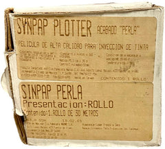 Película Poliéster Rollo Synpap Plotter InkJet 1/c N/2" Perla 165micron .955×30m Marmo® Rollo