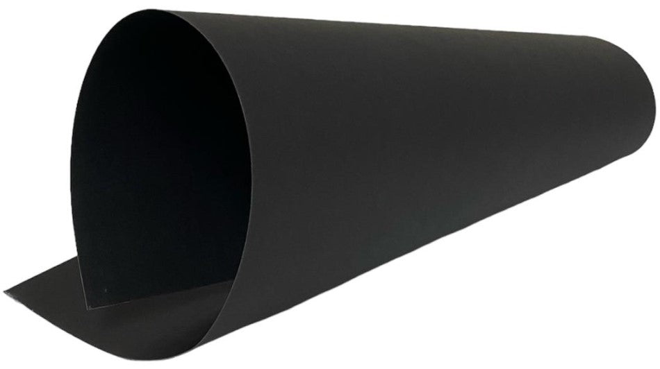 Cartulina Azalea color en Masa 350g Negro 50×70cm Marmo® Hoja