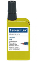 Tinta China p/Estilógrafo Mars® Matic 22ml Amarillo Frasco Staedtler® 745 1 Pieza 4007817700822 01