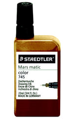 Tinta China p/Estilógrafo Mars® Matic 22ml Marrón Frasco Staedtler® 745 7 Pieza 4007817700877 01