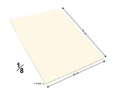Cartón Batería Octavo Delgada 1.5mm Crema 28×35cm Jiss® 11-11602-O Hoja 7501046016749 01