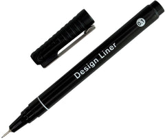 Estilógrafo Desechable Design Liner 0.1mm Negro MANNY® 0425-0.1 Pieza 01