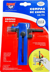 Cuchilla p/Círculos c/2 Navajas de Repuesto de 1 a 15 cm MANNY® SX-795 Pieza 7502285232204 01