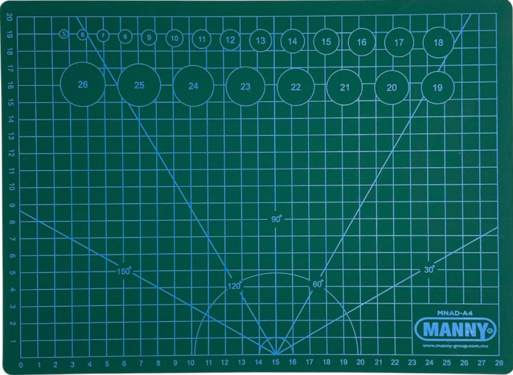 Base p/Corte Verde 30×22×.4cm MANNY® MNAD-A4 Pieza 6926057901807 01