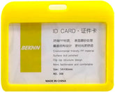 Gafete Rígido c/Cordón 43cm Amarillo 8×10cm D'novac® GA004X-AM-308 Pieza 01