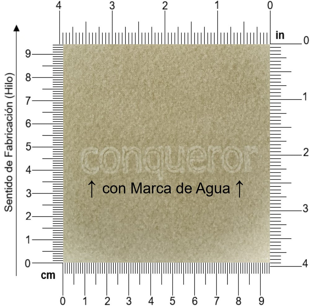 Papel Conqueror Stone 100g Cream 43×61cm Arjowiggins® c/marca de agua Hoja 01