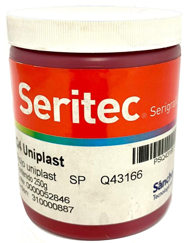 Tinta Serigrafía Uniplast SP 250g Rojo Q4 3166 Sanchez® PSQ43166 B1 Contenedor plástico 01