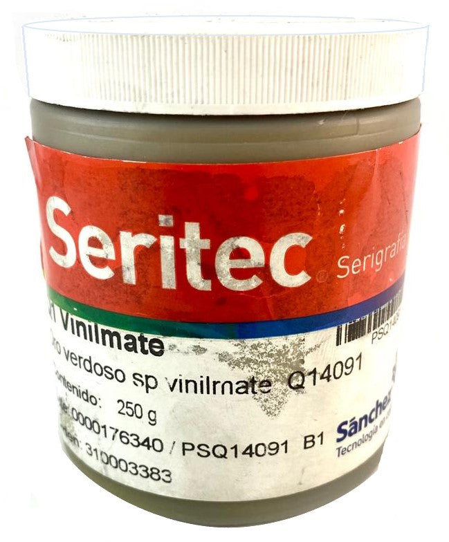 Tinta SerigrafíaVinilMate SP 250g Oro Verdoso Q1 4091 Sanchez® PSQ14091 B1 Contenedor plástico 01