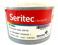 Tinta Serigrafía Caltex 1kg Plata Brillante S5 6105 Sanchez® PSS56105 1 Kilo 01