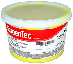 Tinta SerigrafíaVinilMate Fluorescente 1kg Amarillo Neón Q1 4081 Sanchez® PSQ14081 1 Kilo 01